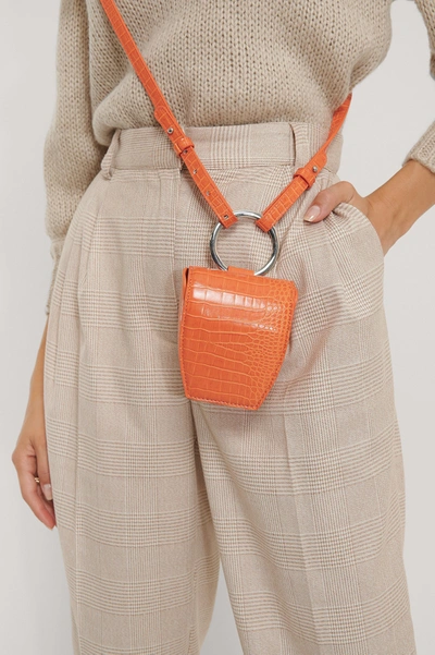 Shop The Fashion Fraction X Na-kd Mini Bag - Orange In Burnt Orange