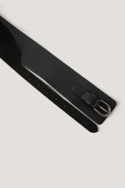 Shop Na-kd Layer Buckle Waist Belt - Black