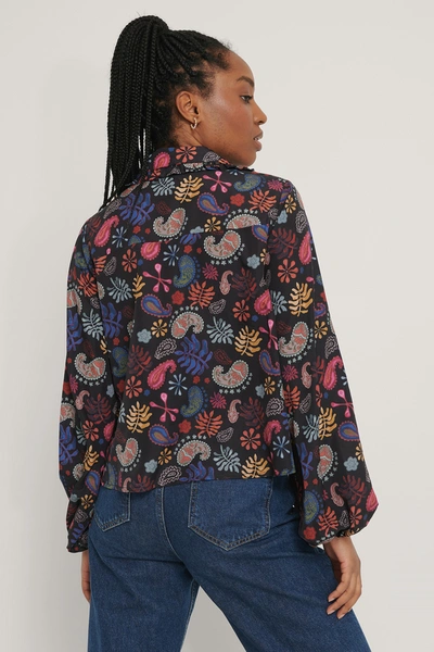 Shop Na-kd Paisley Printed Blouse - Multicolor In Black