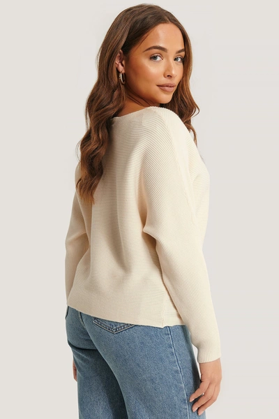 Shop Mango Vanesa Sweater - Offwhite In Light Beige