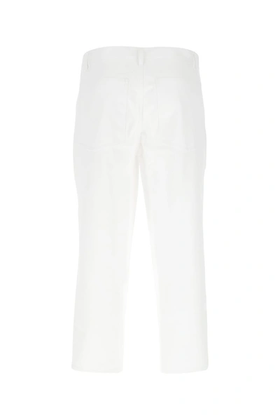 Shop Comme Des Garçons Shirt Cropped Jeans In White