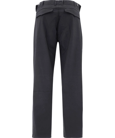 Shop Comme Des Garçons Shirt Straight Leg Pants In Black