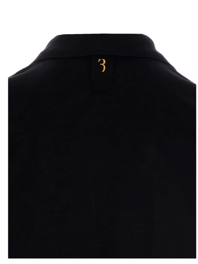 Shop Billionaire Lion Polo Shirt In Black