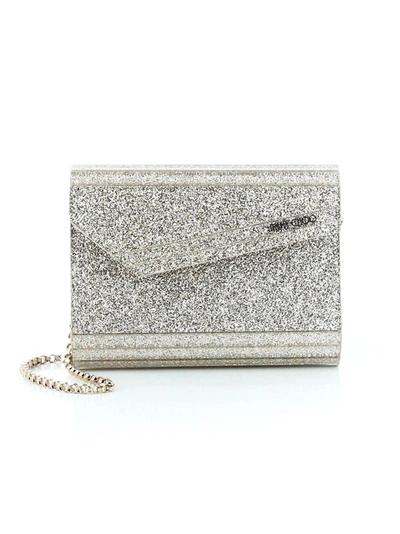 Shop Jimmy Choo Candy Box Clutch Bag In Gold