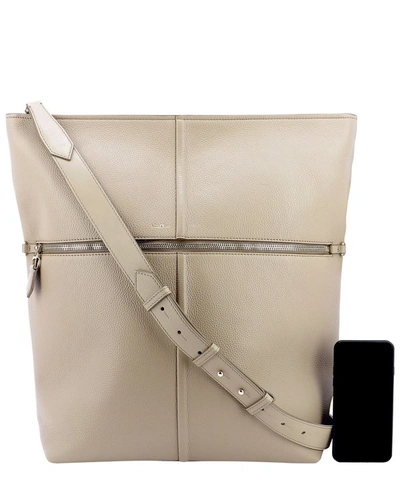 Shop Max Mara Plage Shoulder Bag In Beige