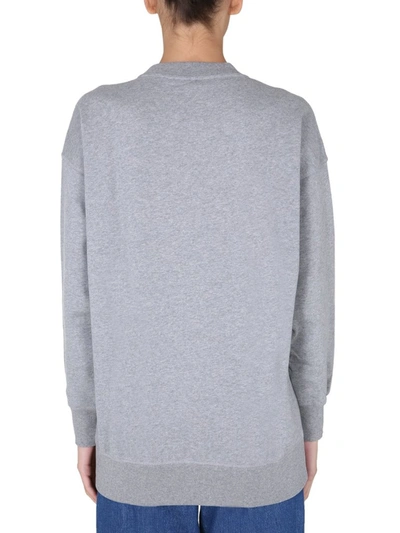 Shop Kenzo Tiger Loose Fit Sweatshirt In Grey