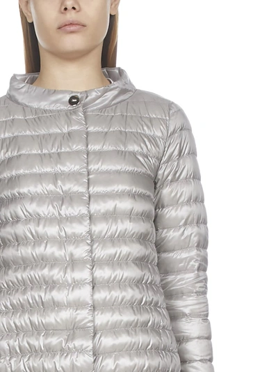 Shop Herno Ultralight Down Jacket In Grey