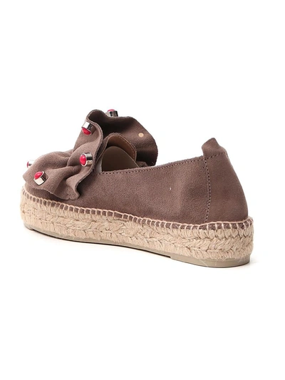 Shop Sergio Rossi X Manebí Slip On Espadrilles In Brown