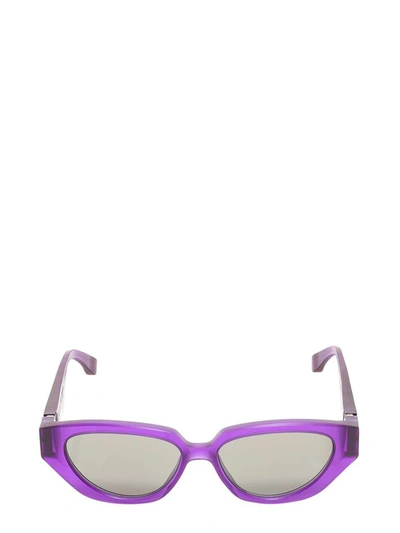 Shop Mykita X Maison Margiela Mmraw015 Sunglasses In Purple