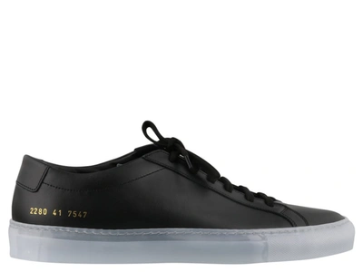 Shop Common Projects Achilles Ice Sole Sneakers In Black