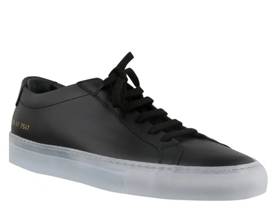 Shop Common Projects Achilles Ice Sole Sneakers In Black