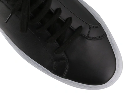 Shop Common Projects Achilles Ice Sole Sneakers In Black
