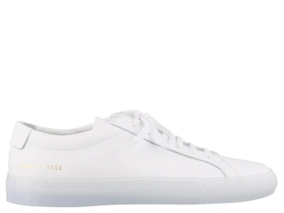 Shop Common Projects Achilles Ice Sole Sneakers In White