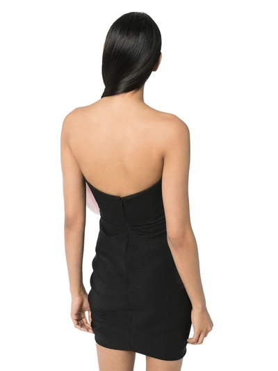 Shop Alexandre Vauthier Women's Black Silk Dress