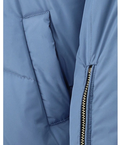 Shop Khrisjoy Women's Light Blue Polyester Down Jacket