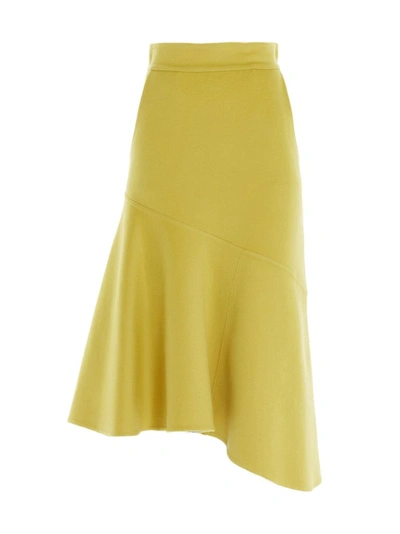 Shop Ermanno Scervino Women's Yellow Skirt