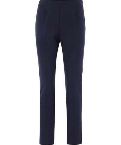 Shop Peserico Women's Blue Polyester Pants