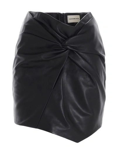 Shop Alexandre Vauthier Women's Black Skirt