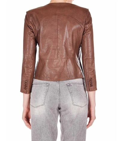 Shop Bully Women's Brown Outerwear Jacket