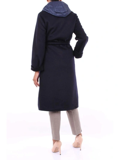 Shop Peserico Women's Blue Wool Dress