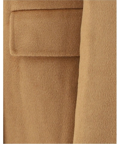 Shop Nanushka Women's Brown Wool Coat