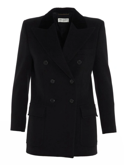 Shop Saint Laurent Women's Black Jacket