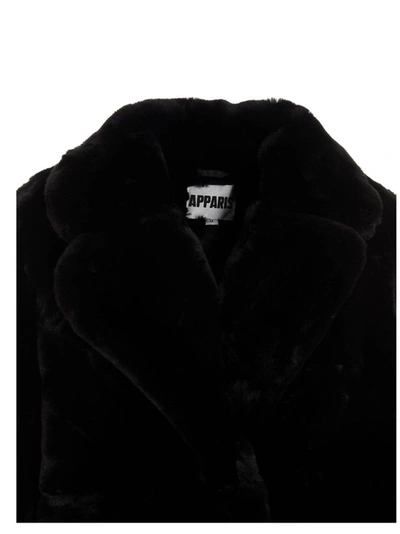 Shop Apparis Women's Black Outerwear Jacket