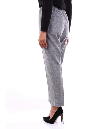 Shop Peserico Women's Grey Wool Pants