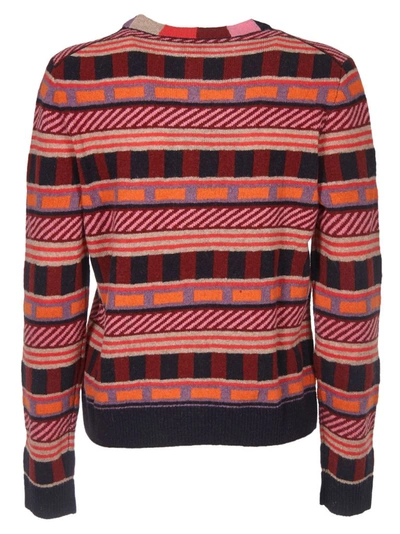 Shop Ps By Paul Smith Women's Multicolor Wool Cardigan