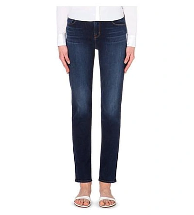 Shop J Brand 23104 Straight-leg High-rise Jeans In Starlight