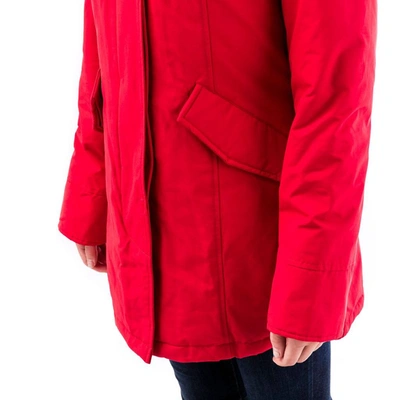 Shop Canadian Women's Red Cotton Outerwear Jacket