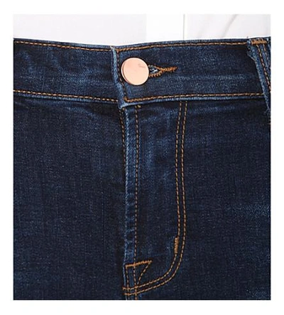 Shop J Brand 23104 Straight-leg High-rise Jeans In Starlight