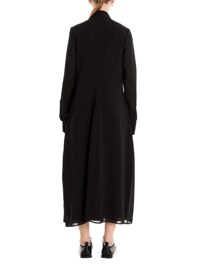 Shop Jil Sander Women's Black Cotton Dress