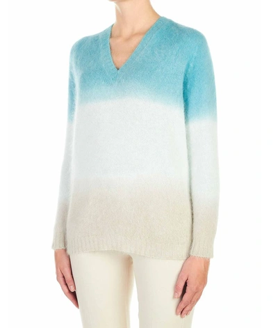 Shop Roberto Collina Women's Blue Sweater