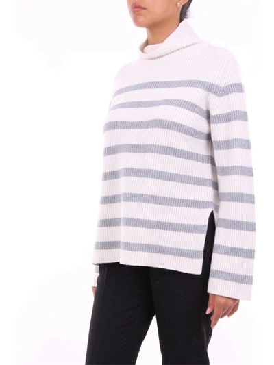 Shop Peserico Women's Beige Wool Sweater