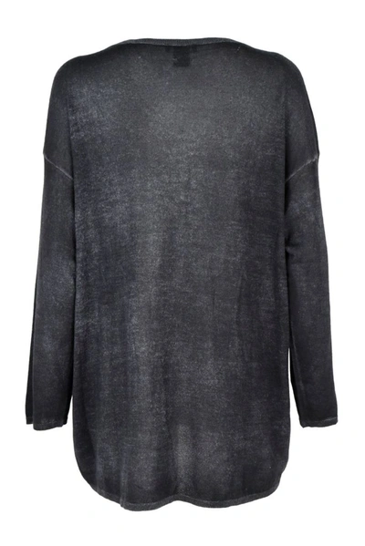 Shop Avant Toi Women's Black Cashmere Sweater