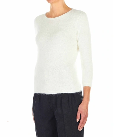 Shop Roberto Collina Women's White Sweater