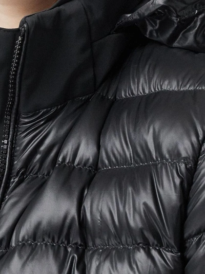 Shop Burberry Women's Black Polyamide Down Jacket