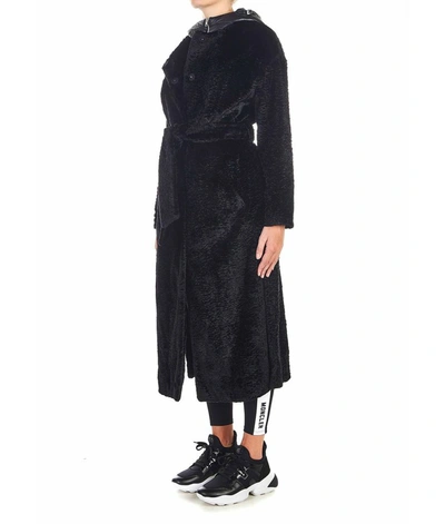 Shop Herno Women's Black Coat