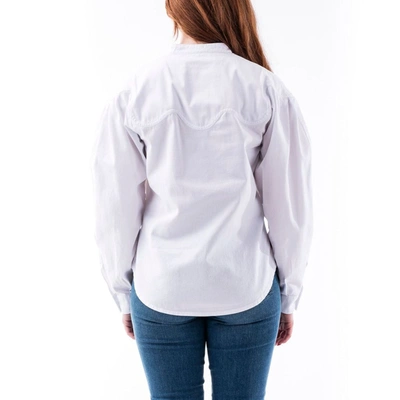 Shop Philosophy Women's White Cotton Shirt