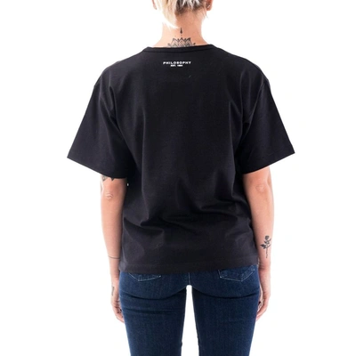 Shop Philosophy Women's Black Cotton T-shirt