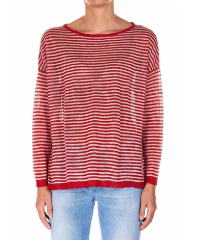 Shop Roberto Collina Women's Red Sweater