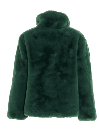 Shop Apparis Women's Green Outerwear Jacket