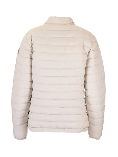 Shop Moose Knuckles Women's White Polyester Down Jacket