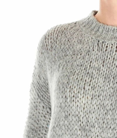 Shop Roberto Collina Women's Grey Wool Sweater