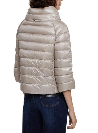 Herno Quilted Sofia Jacket In Beige