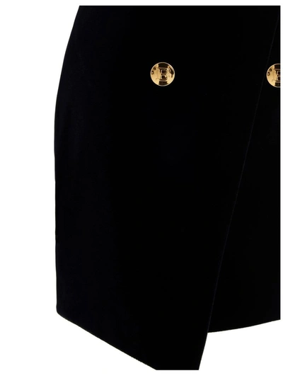 Shop Balmain Women's Black Skirt