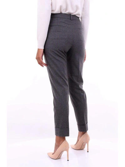 Shop Peserico Women's Grey Polyester Pants