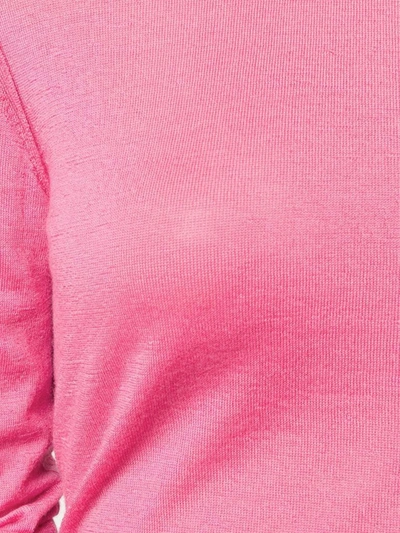 Shop Bottega Veneta Women's Pink Cashmere Sweater