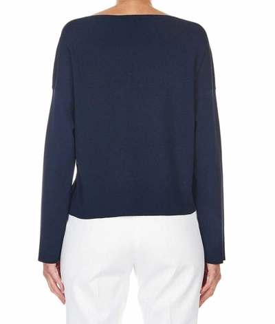 Shop Roberto Collina Women's Blue Sweater